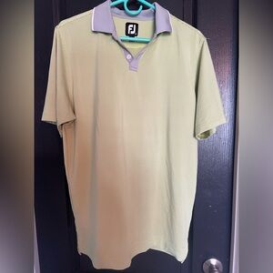 FootJoy Green & White Polo Shirt Classic Style